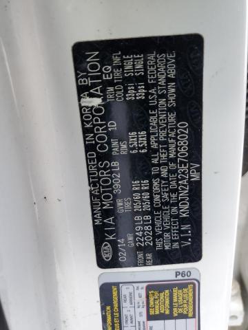 KNDJN2A23E7068020 KIA Soul