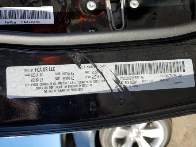2C3CDXHG3HH581128 Dodge Charger Sxt