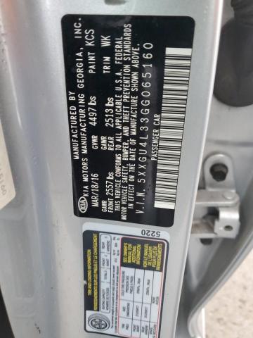 5XXGU4L33GG065160 KIA OPTIMA EX