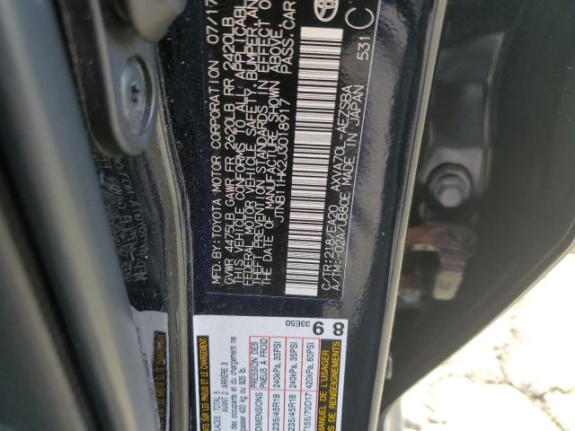 JTNB11HK2J3018917 Toyota CAMRY L