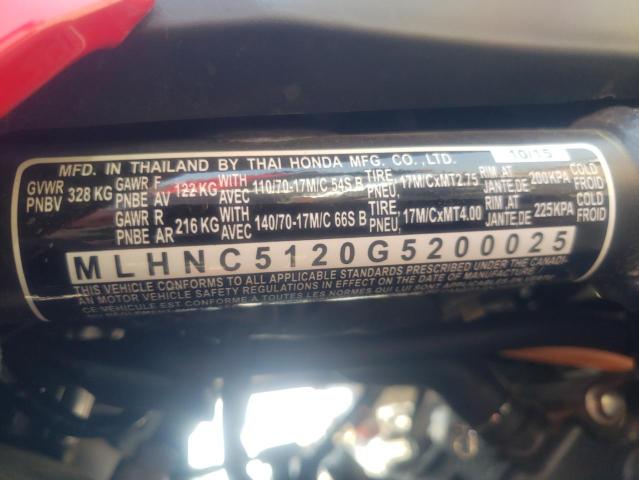 2016 HONDA CBR300 R MLHNC5120G5200025