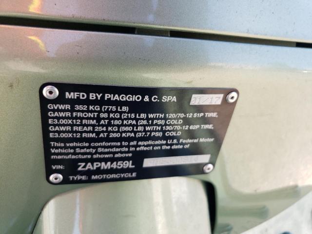 2017 VESPA GTS 300 SU - ZAPM459L4H5300914