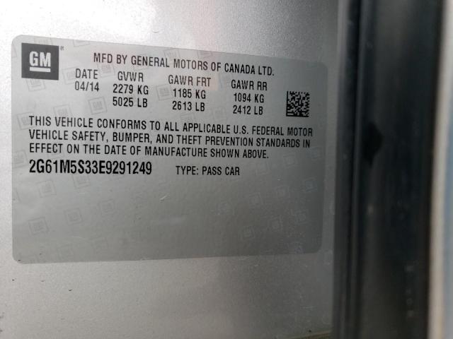 2G61M5S33E9291249 Cadillac Xts Luxury Collection