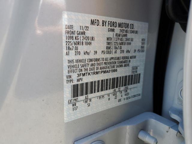 3FMTK1RM1PMA01986 Ford Mustang Mach-e Select