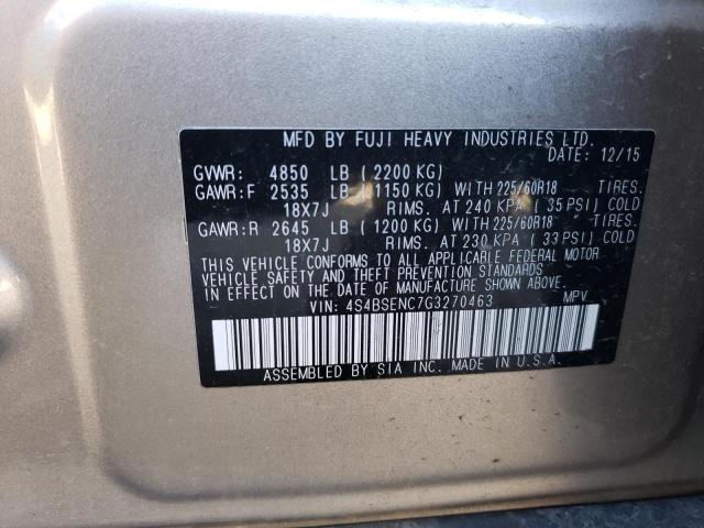 4S4BSENC7G3270463 Subaru Outback 3.6r Limited