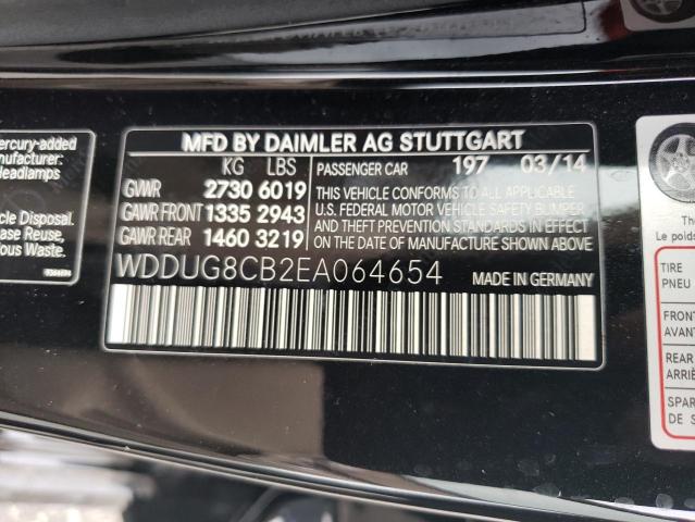 VIN WDDUG8CB2EA064654 2014 Mercedes-Benz S-Class, 550 no.12