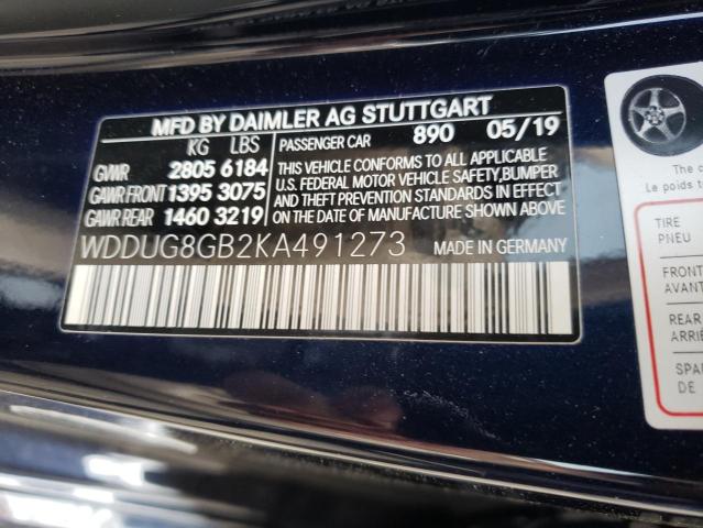 2019 MERCEDES-BENZ S 560 4MAT - WDDUG8GB2KA491273