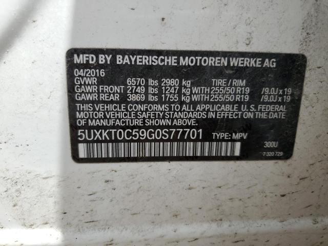 5UXKT0C59G0S77701 2016 BMW X5, photo no. 12