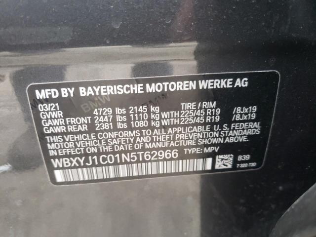 VIN WBXYJ1C01N5T62966 2022 BMW X2, Xdrive28I no.13