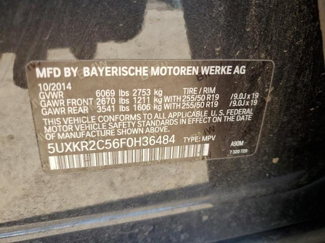2015 BMW X5 SDRIVE3 - 5UXKR2C56F0H36484