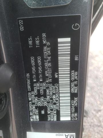 2022 TOYOTA 4RUNNER TR - JTEAU5JR2N5266452