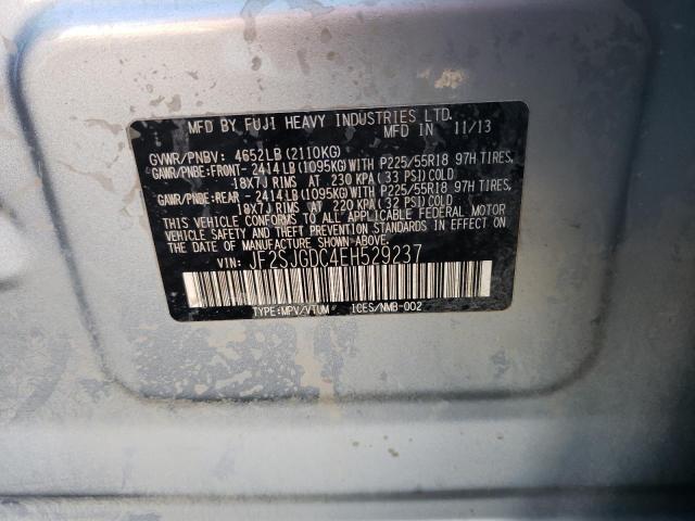 JF2SJGDC4EH529237 Subaru Forester 2.0xt Premium