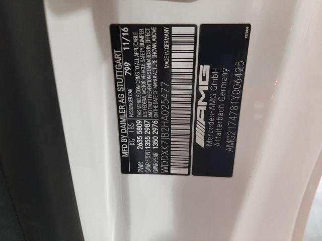 WDDXK7JB2HA025477 Mercedes-Benz S 63 AMG