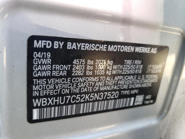 WBXHU7C52K5N37520 BMW X1 Sdrive28i