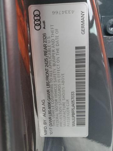 2018 AUDI A3 E-TRON - WAUUPBFF5JA057033