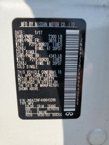 JN8AZ2NF4H9643286 Infiniti QX80 BASE