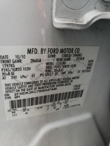 2FMDK3KC7BBA47446 Ford Edge Limited