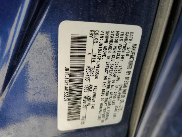 JN1BJ1CP1JW153508 Nissan Rogue Sport S