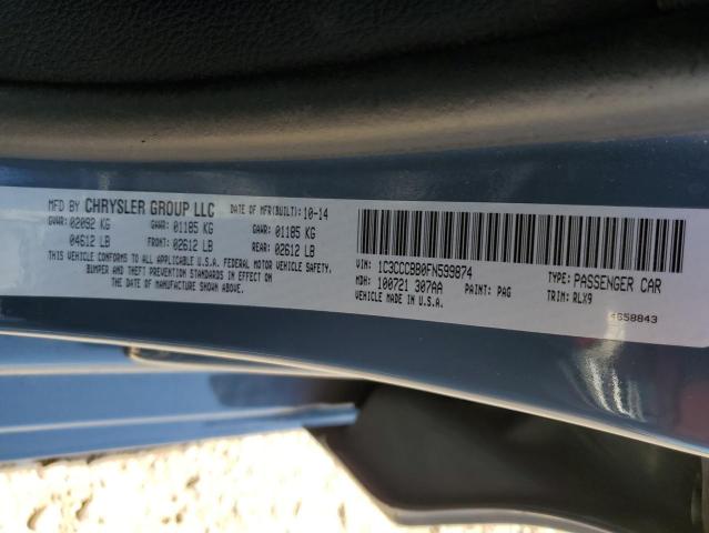 1C3CCCBB0FN599874 Chrysler 200 S
