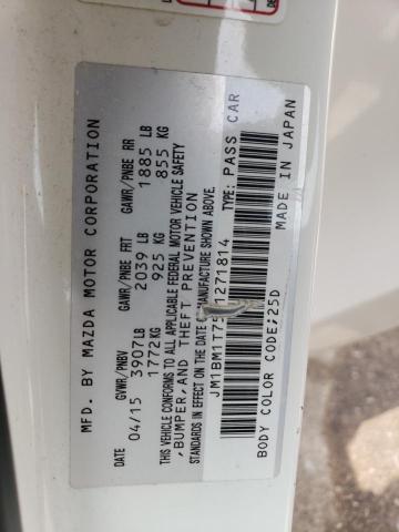 2015 MAZDA 3 SV - JM1BM1T75F1271814