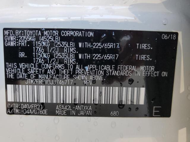 JTMZFREV0JJ746717 Toyota RAV4 LE