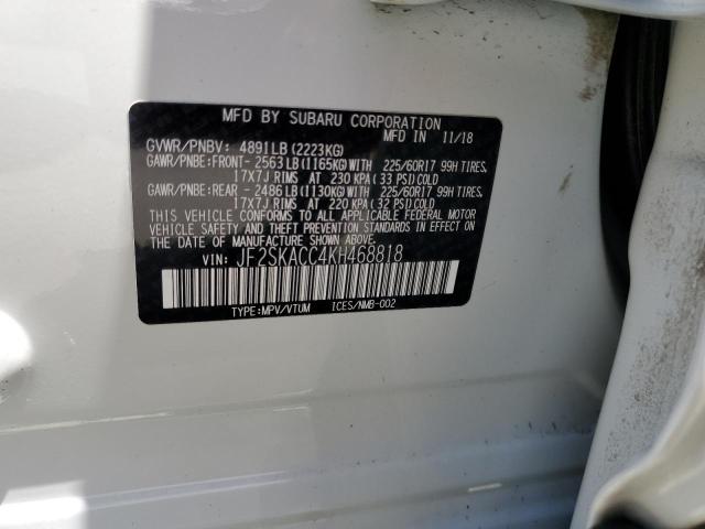 JF2SKACC4KH468818 Subaru Forester