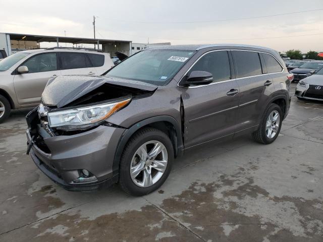 VIN 5TDYKRFH9ES015969 2014 Toyota Highlander, Limited no.1