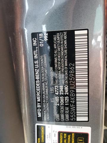 55SWF4KB9JU259862 Mercedes-Benz C 300 4matic