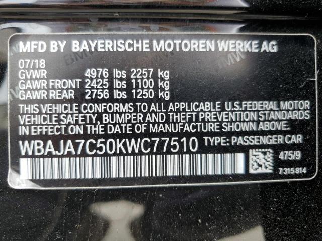2019 BMW 530 XI - WBAJA7C50KWC77510