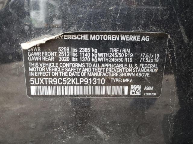 5UXTR9C52KLP91310 2019 BMW X3, photo no. 13