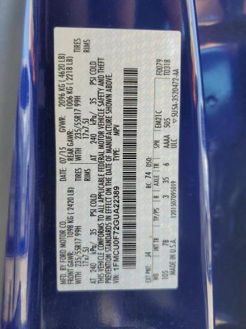 1FMCU0F72GUA22389 Ford ESCAPE S