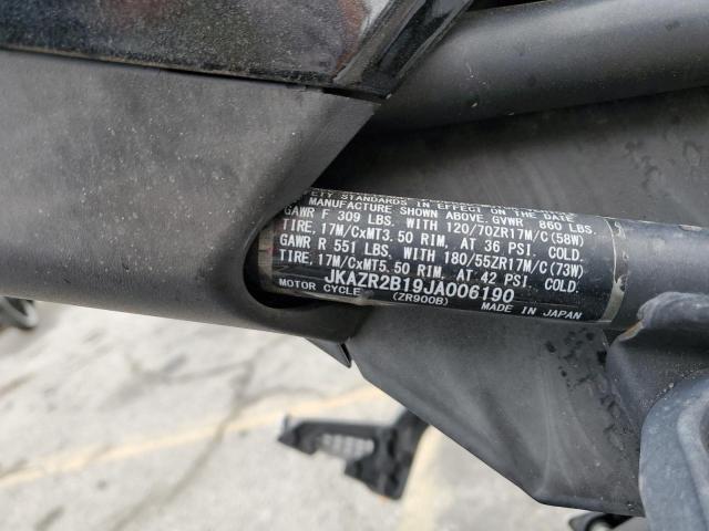 2018 KAWASAKI ZR900 - JKAZR2B19JA006190