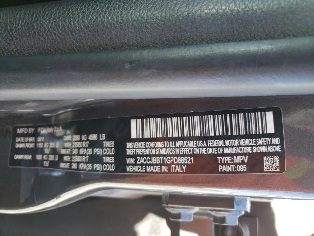 ZACCJBBT1GPD88521 Jeep Renegade Latitude