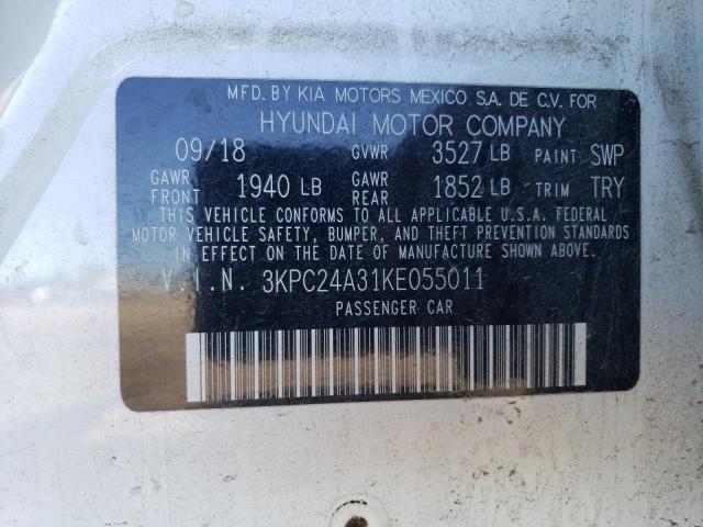 3KPC24A31KE055011 Hyundai ACCENT SE