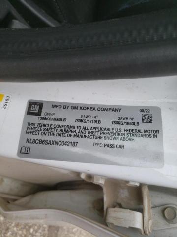 2022 CHEVROLET SPARK LS - KL8CB6SAXNC042187
