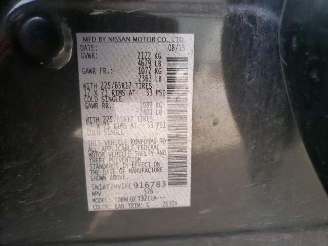 5N1AT2MV1FC916783 Nissan ROGUE S