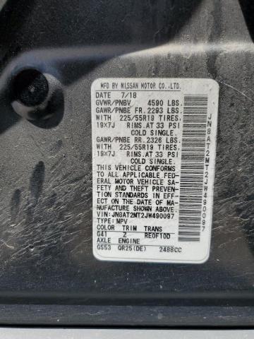 JN8AT2MT2JW490097 Nissan ROGUE S