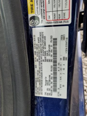 3FADP4BJ7GM148475 Ford FIESTA SE