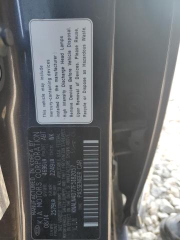 2015 KIA CADENZA PR - KNALN4D77F5182057