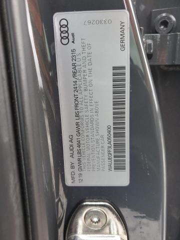 2020 AUDI A3 S-LINE - WAUJEGFF3LA050400