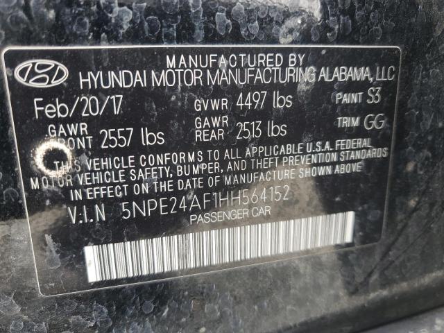 5NPE24AF1HH564152 Hyundai SONATA SE