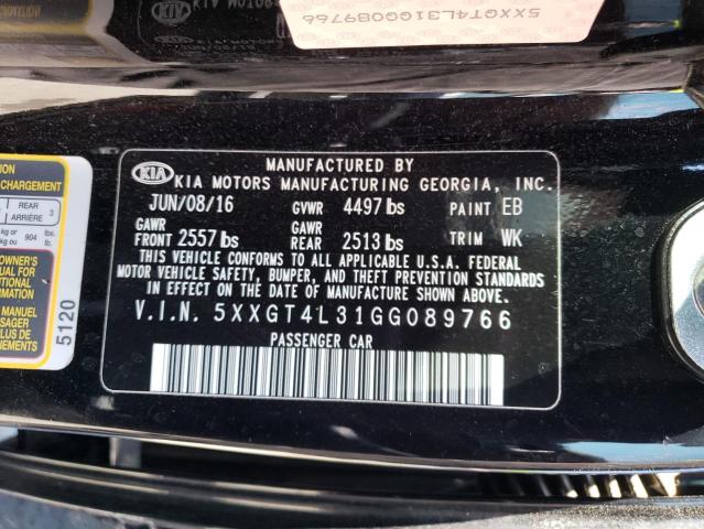 5XXGT4L31GG089766 KIA Optima Lx