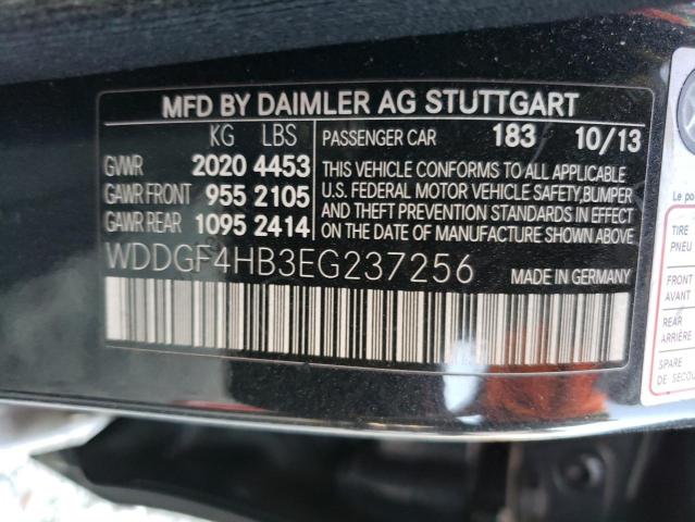 WDDGF4HB3EG237256 Mercedes-Benz C 250