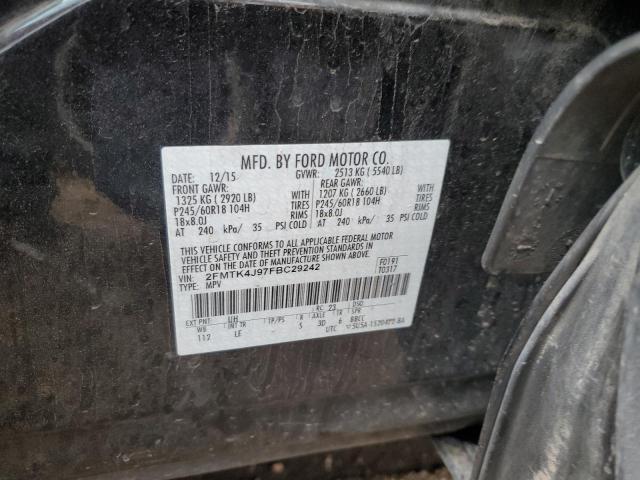 2FMTK4J97FBC29242 Ford EDGE SEL
