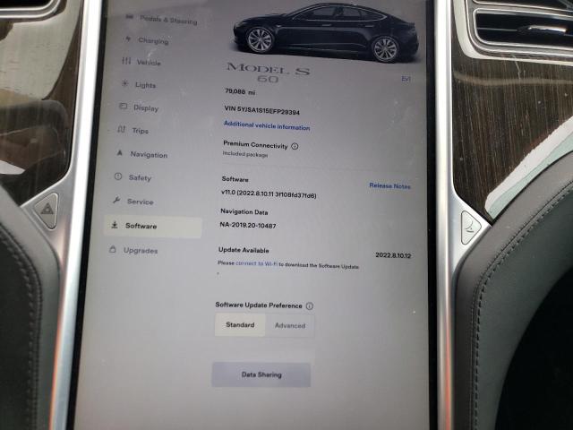 5YJSA1S15EFP29394 Tesla MODEL S