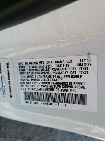 5FNRL5H46EB055175 | 2014 HONDA ODYSSEY EX