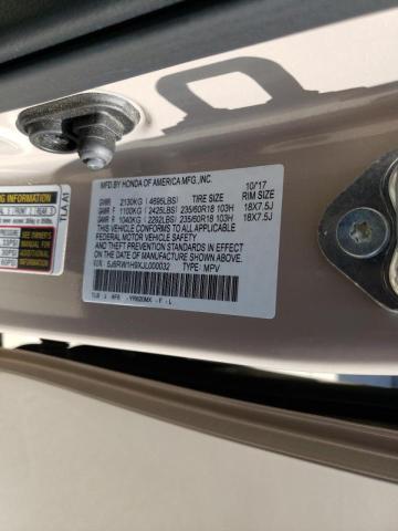 5J6RW1H9XJL000032 Honda Cr-v Touring