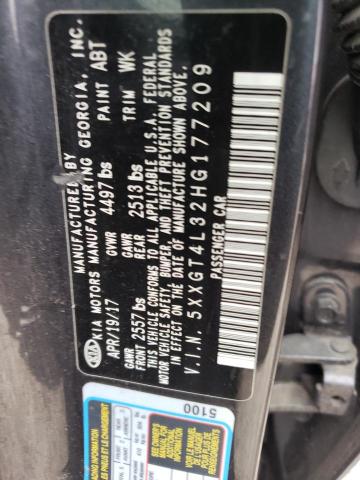 5XXGT4L32HG177209 KIA Optima Lx