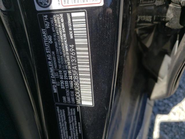 WDDUG8CB5FA137694 Mercedes-Benz S 550
