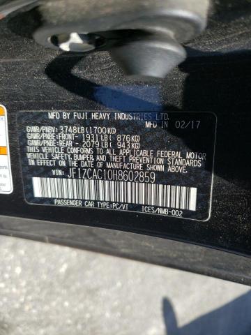 JF1ZCAC10H8602859 Subaru Brz 2.0 Limited
